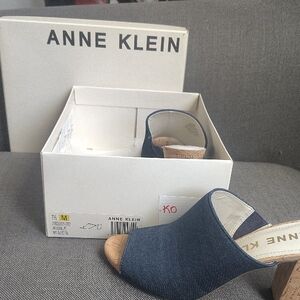 Anne Klein Blue Women's Mules